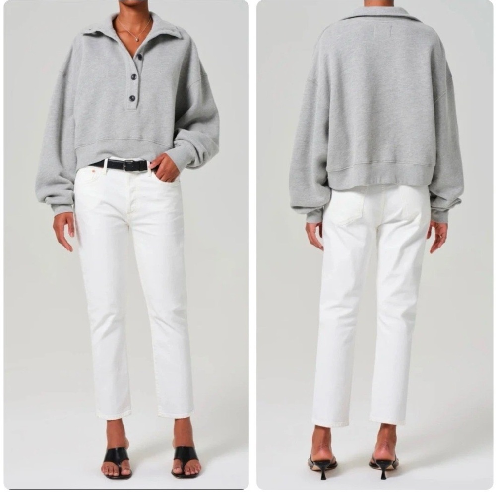 Citizens of Humanity Emerson Slim Boyfriend White Jeans Women's 29 ( actual 32)